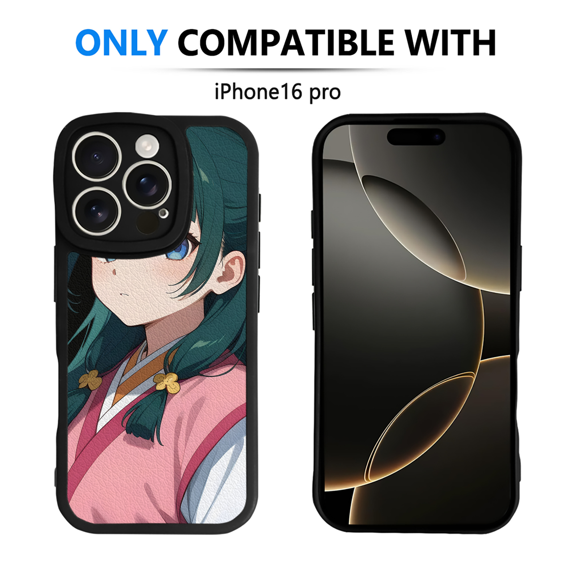 （画像用） 薬屋のひとりごと The Apothecary Diaries 【iPhone 16シリーズ対応】シリコンスマホケース（レザー調） 材質：シリコン